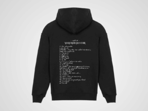 Hoodie Setlist Valentina - Nos Retrouvailles Tour